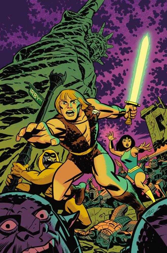 Thundarr The Barbarian #1 Cover L 1 in 10 Michael Cho Foil Full Art Variant Dynamite Entertainment