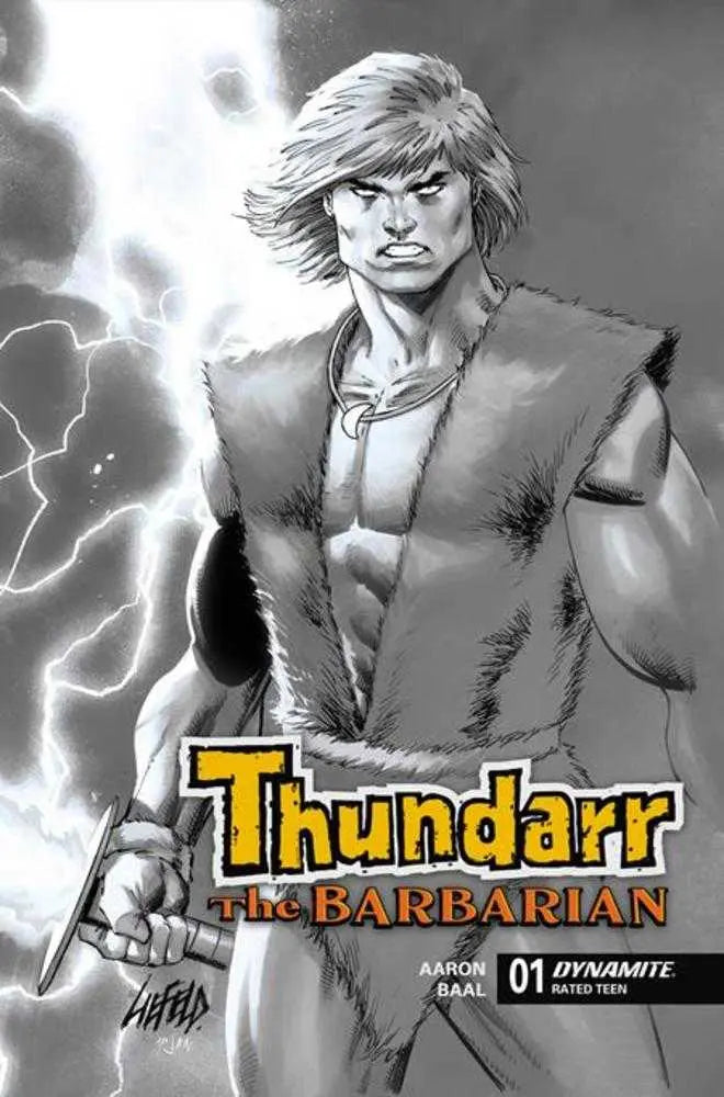 Thundarr The Barbarian #1 Cover M Inc 1:15 Rob Liefeld Line Art Variant Dynamite Entertainment