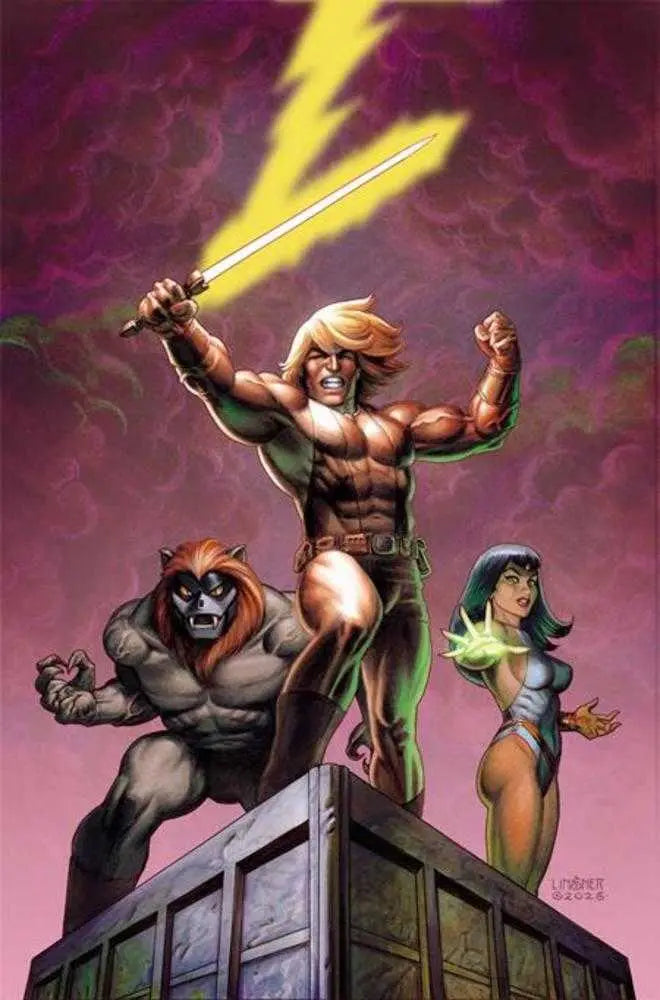 Thundarr The Barbarian #1 Cover O 1 in 25 Joseph Michael Linsner Line Art Full Art Variant Dynamite Entertainment