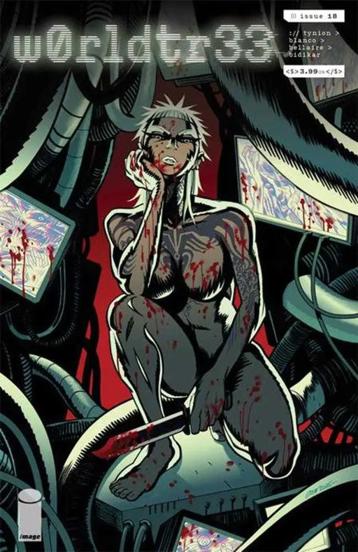 w0rldtr33 #18 Cover B 1 in 10 Dylan Burnett Variant (Mature) Image Comics