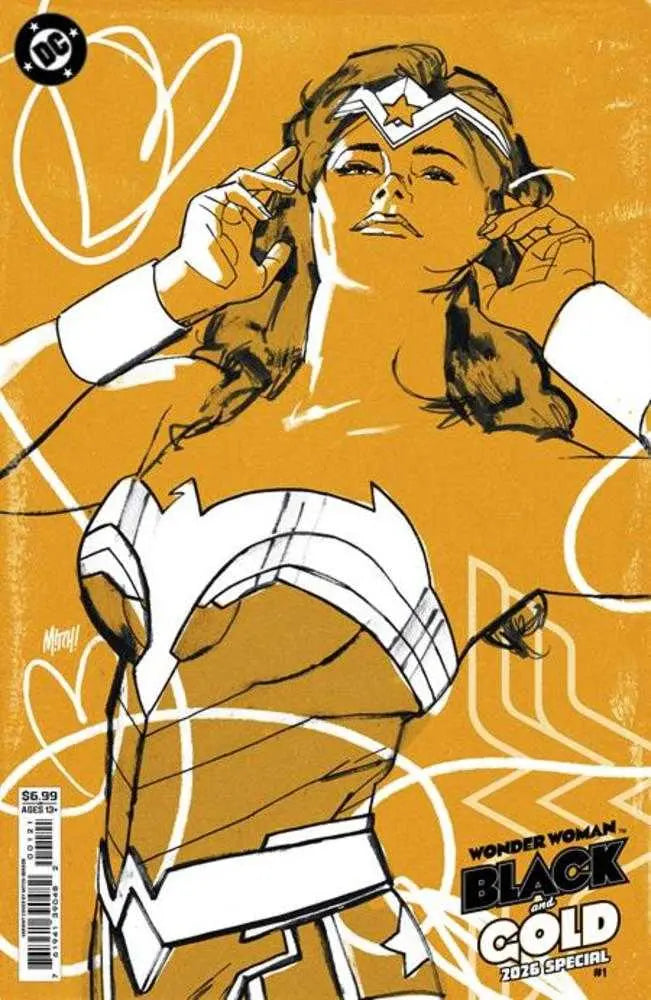 Wonder Woman Black & Gold 2026 Special #1 (One Shot) Cover B Mitch Gerads Card Stock Variant DC Comics