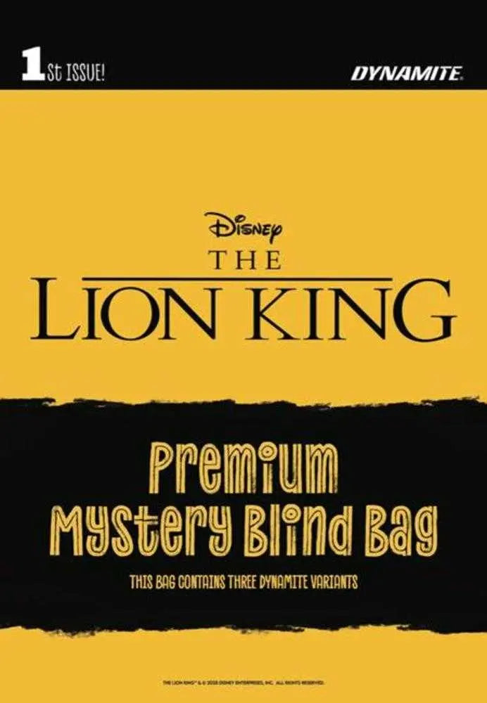 Lion King #1 Cover M Blind Bag Variant Dynamite Entertainment