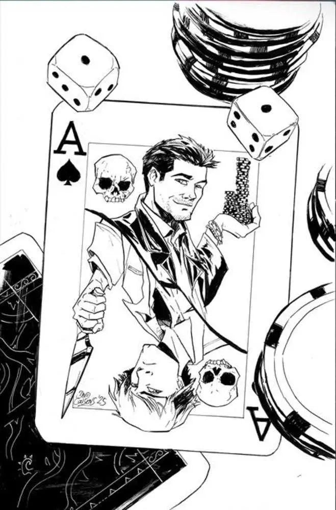 Supernatural #2 Cover L Inc 1:11 David Cousens Line Art Virgin Foc Bonus Variant Dynamite Entertainment