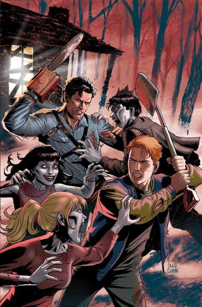 Archie X Army Of Darkness #1 Cover K Inc 1:15 Craig Cermak Full Art Variant Dynamite Entertainment