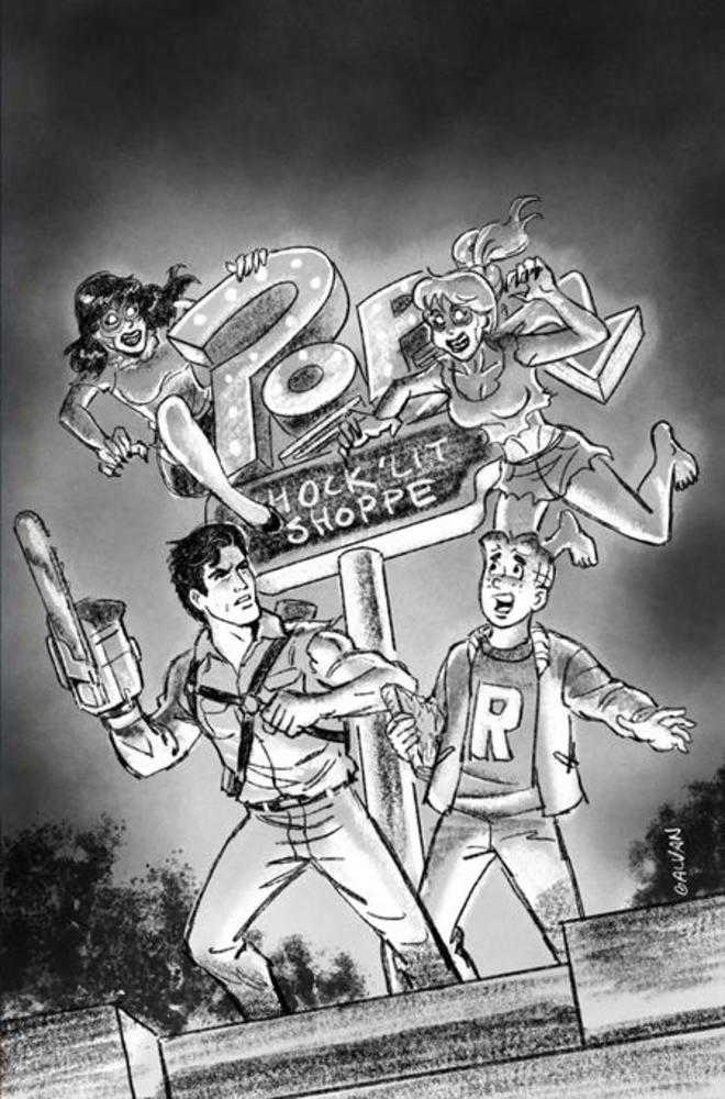 Archie X Army Of Darkness #1 Cover L Inc 1:20 Bill Galvan Pencils Full Art Variant Dynamite Entertainment
