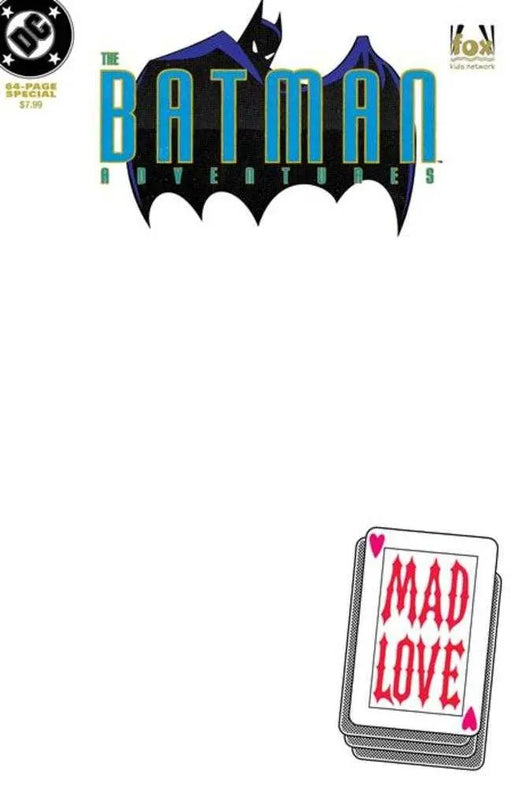 Batman Adventures Mad Love Special #1 (One Shot) Facsimile Edition Cover C Blank Card Stock Variant DC Comics