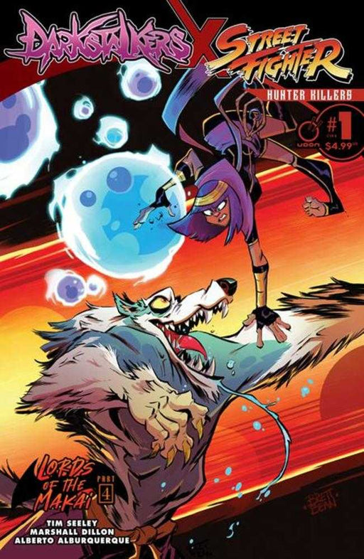 Darkstalkers X Street Fighter Hunter Killers #1 (One Shot) Cover B Brett Bean Variant Udon Entertainment