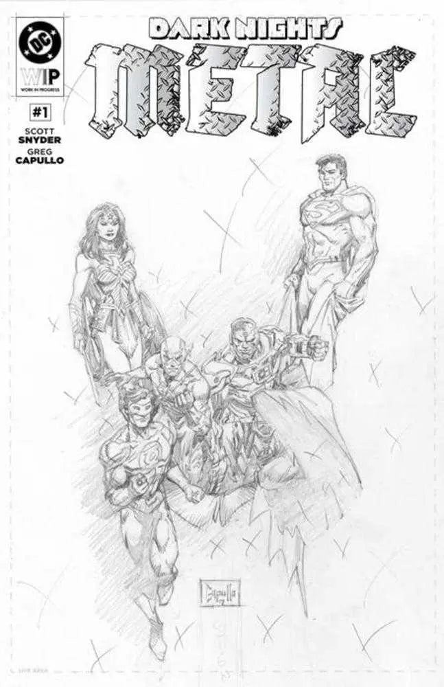 DC W.I.P.  Dark Nights Metal #1 DC Comics
