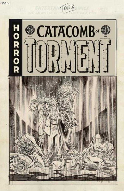 EC Catacomb Of Torment #8 Cover D Inc 1:20 Tom Fowler Black & White Artist Edition Variant Oni Press