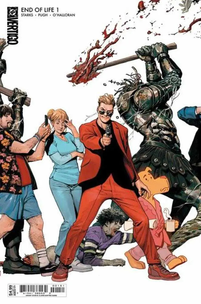 End Of Life #1 Cover E Alvaro Martinez Bueno Connecting Card Stock Variant (Mature) DC Comics
