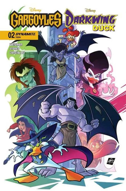 Gargoyles Darkwing Duck #2 Cover D Ciro Cangialosi Variant Dynamite Entertainment