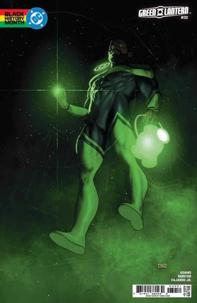 Green Lantern #32 Cover E Taurin Clarke Black History Month Card Stock Variant DC Comics