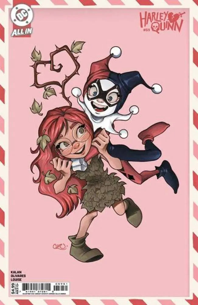 Harley Quinn #59 Cover E Chrissie Zullo Valentines Day Card Stock Variant DC Comics