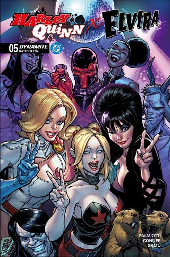Harley Quinn X Elvira #5 Cover B Chad Hardin Variant Dynamite Entertainment