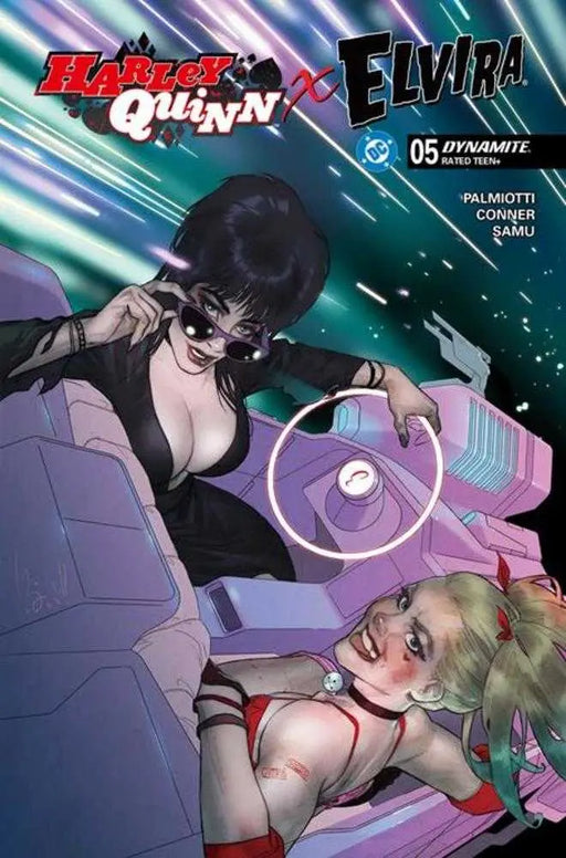 Harley Quinn X Elvira #5 Cover D Ben Caldwell Variant Dynamite Entertainment
