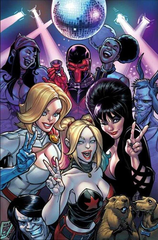Harley Quinn X Elvira #5 Cover K Inc 1:15 Chad Hardin Full Art Variant Dynamite Entertainment