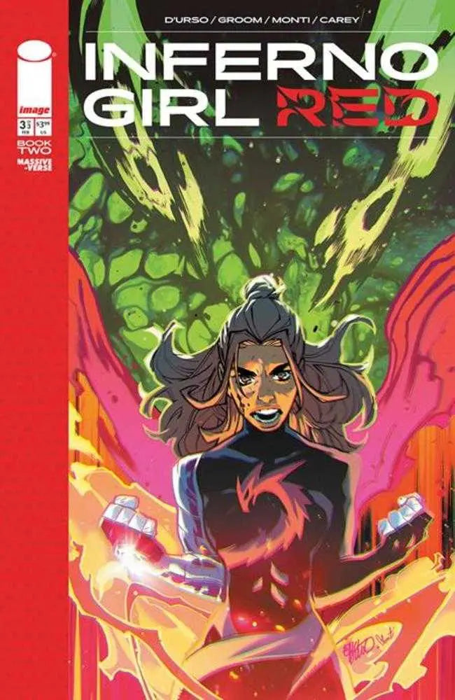 Inferno Girl Red Book Two #3 (Of 3) Cover A Erica Durso Image Comics
