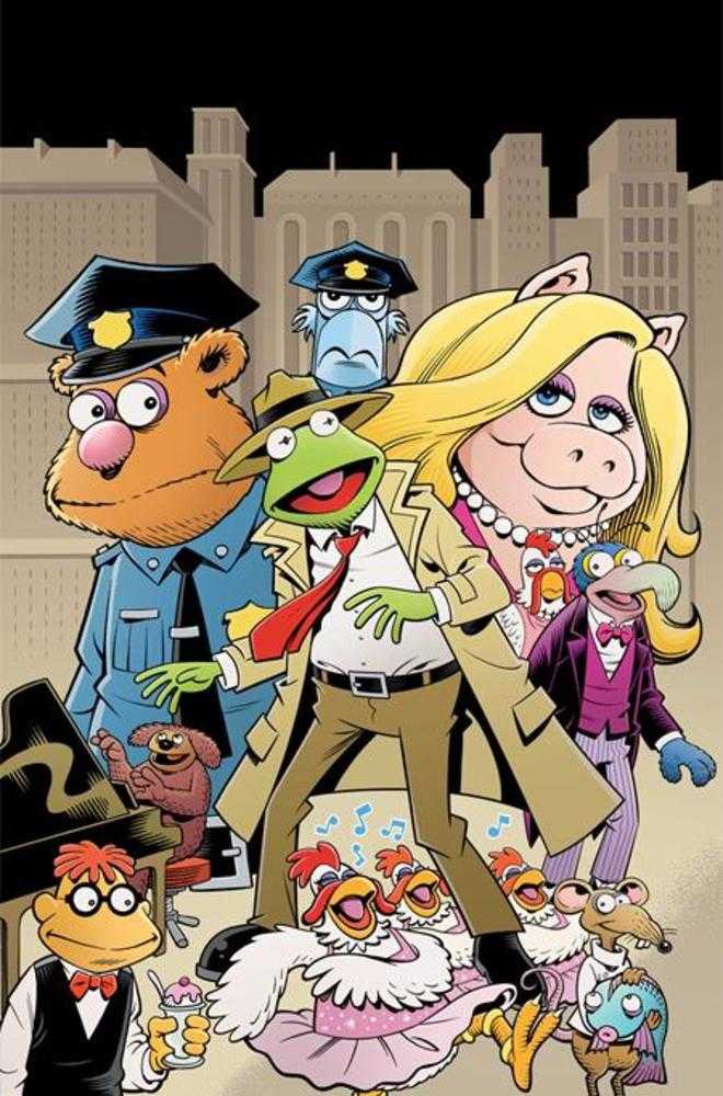 Muppets Noir #1 Cover I 1 in 25 Roger Langridge Full Art Variant Dynamite Entertainment