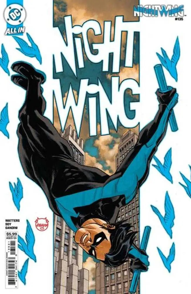 Nightwing #135 Cover B Dave Johnson Card Stock Variant DC Comics