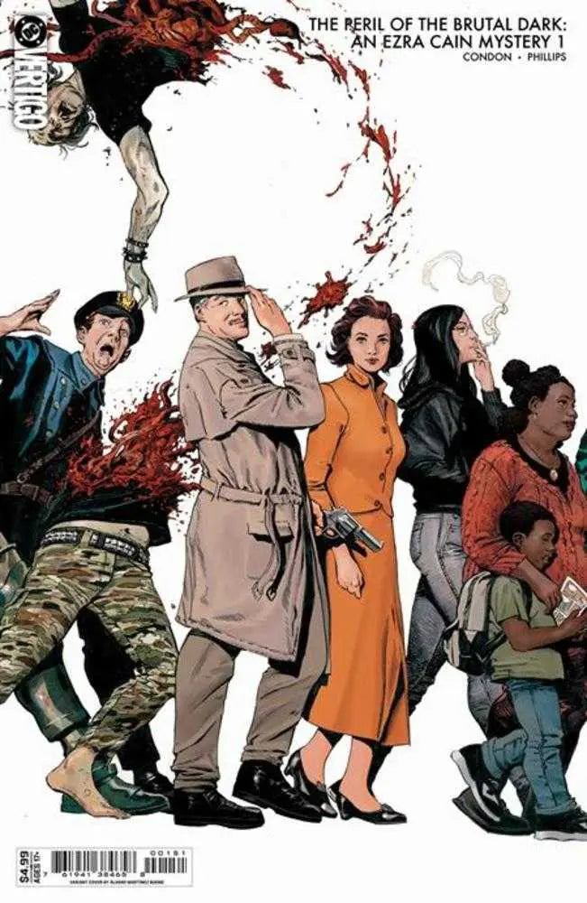 The Peril Of The Brutal Dark An Ezra Cain Mystery #1 (Of 6) Cover E Alvaro Martinez Bueno Connecting Card Stock Variant (Mature) DC Comics