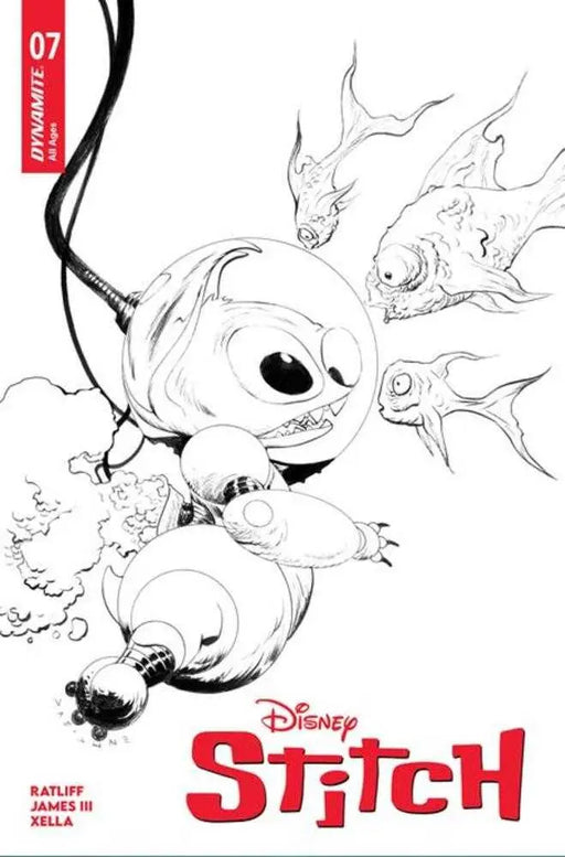 Stitch #7 Cover E 1 in 10 Jae Lee Line Art Variant Dynamite Entertainment