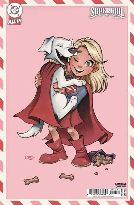 Supergirl #10 Cover E Chrissie Zullo Valentines Day Card Stock Variant DC Comics