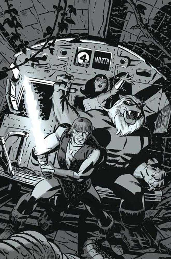 Thundarr The Barbarian #2 Cover H Inc 1:15 Michael Cho Line Art Full Art Variant Dynamite Entertainment
