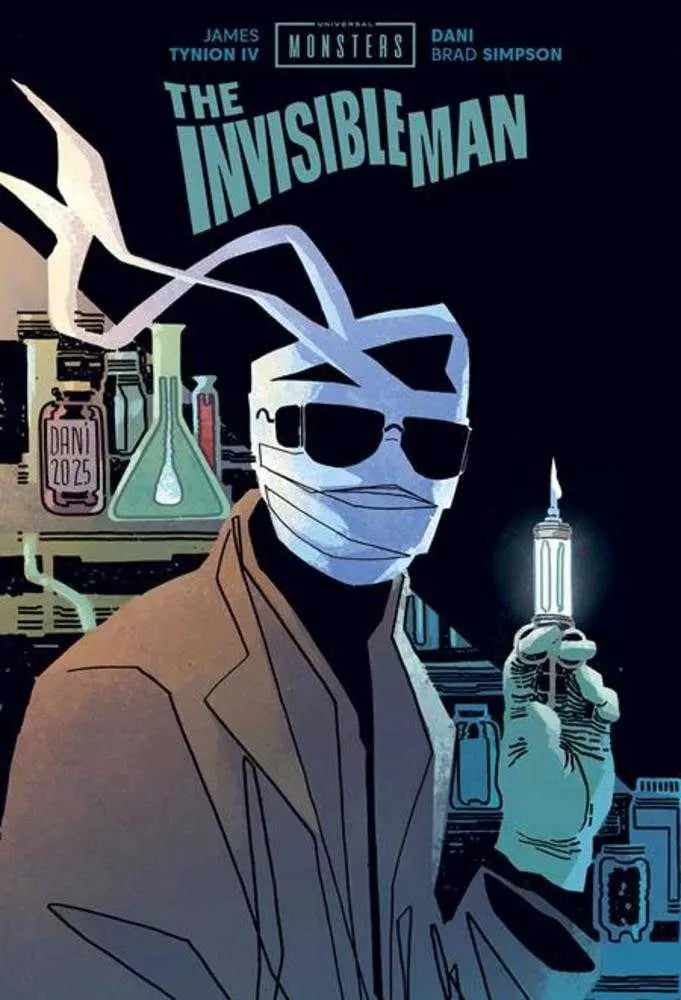 Universal Monsters The Invisible Man Hardcover Dani & Brad Simpson Cover Image Comics