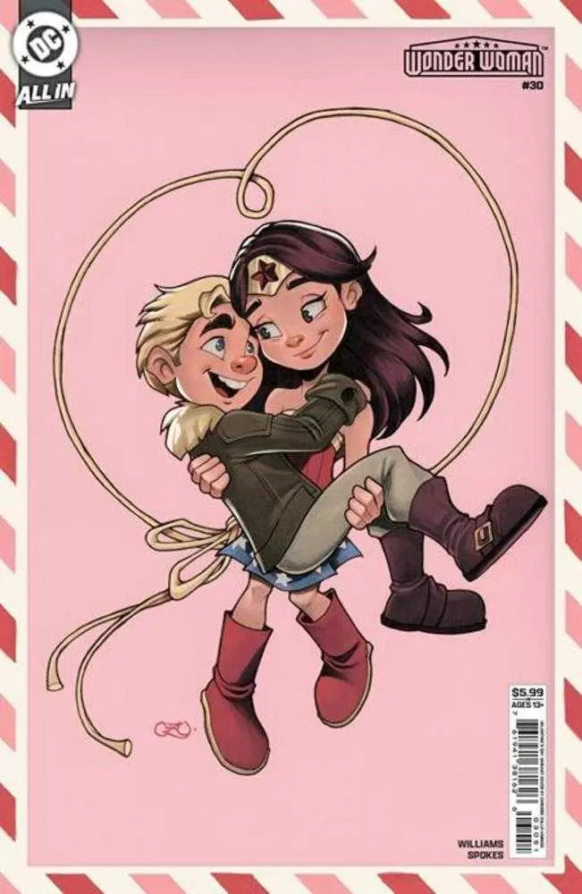 Wonder Woman #30 Cover E Chrissie Zullo Valentines Day Card Stock Variant DC Comics