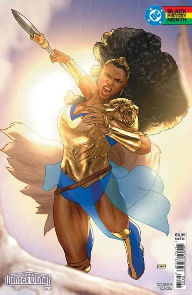 Wonder Woman #30 Cover F Taurin Clarke Black History Month Card Stock Variant DC Comics
