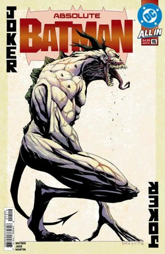 Absolute Batman #15 2nd Print Cover A Nick Dragotta - Revenge Of