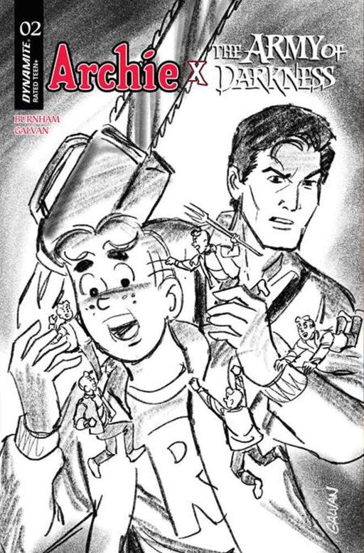 Archie X Army Of Darkness #2 Cover G 1 in 10 Bill Galvan Pencils Variant Dynamite Entertainment