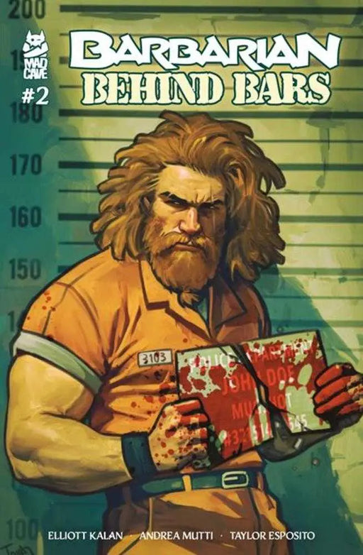Barbarian Behind Bars #2 (Of 5) Mad Cave Studios