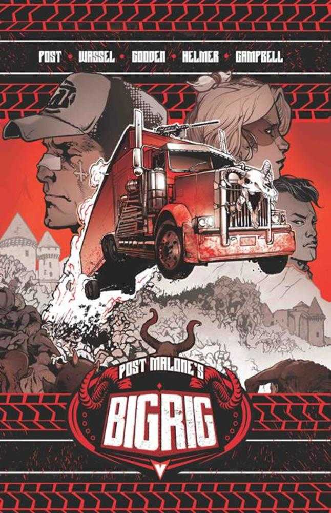 Post Malones Big Rig TPB Volume 01 Direct Market Exclusive Cover (Mature) Vault Comics