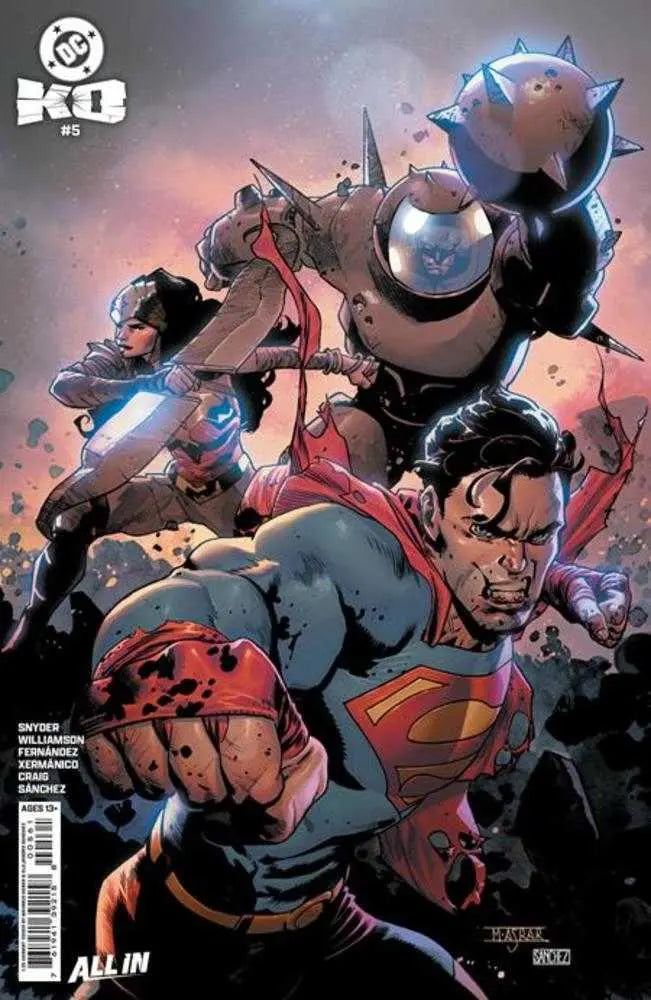 DC K.O. #5 (Of 5) Cover K 1 in 25 Mahmud Asrar Card Stock Variant DC Comics