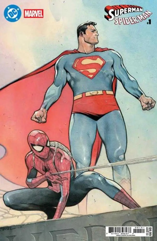 DC Marvel Superman Spider-Man #1 (One Shot) Cover E Olivier Coipel Card Stock Variant DC Comics