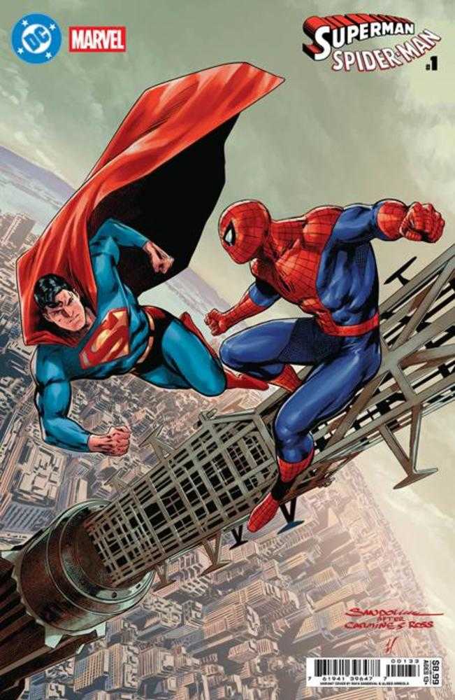 DC Marvel Superman Spider-Man #1 (One Shot) Cover S Rafa Sandoval Card Stock Variant DC Comics