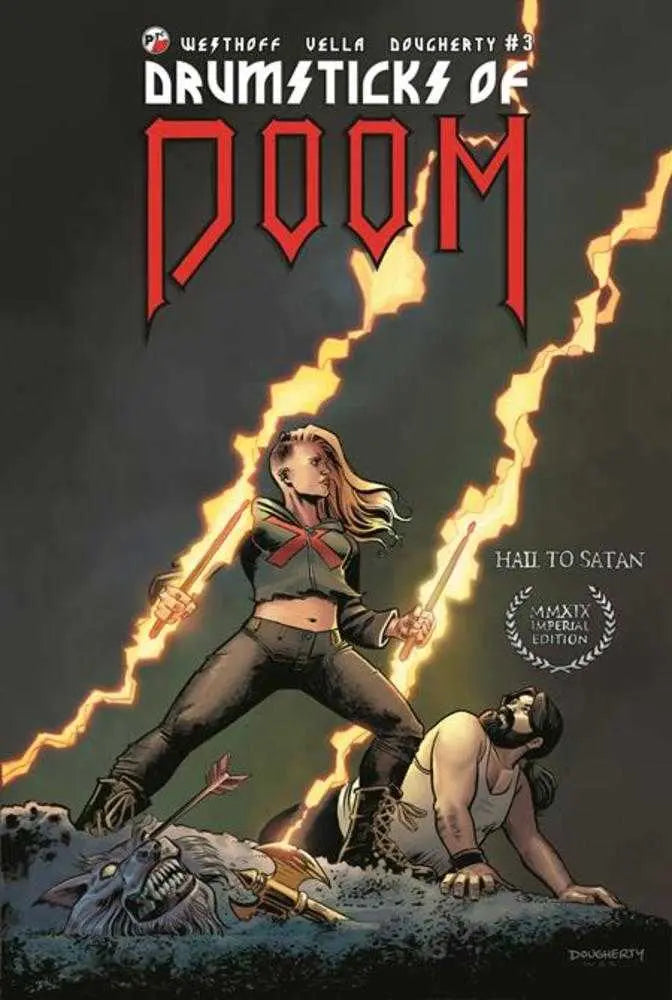Drumsticks Of Doom #3 (Of 4) Cover A Dan Dougherty Massive Publishing