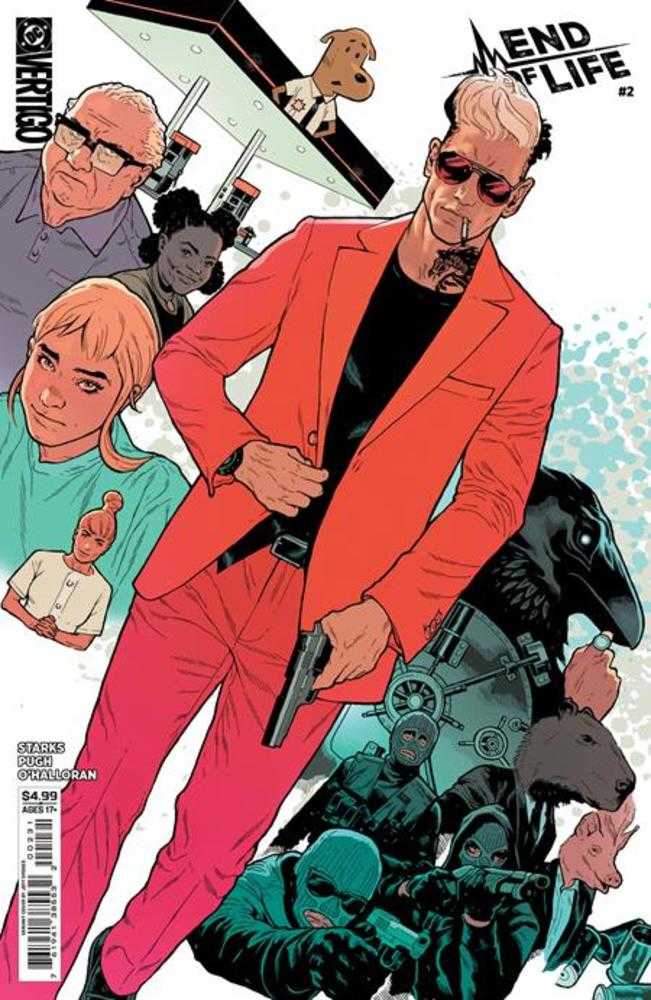 End Of Life #2 Cover C Jeff Spokes Card Stock Variant (Mature) DC Comics