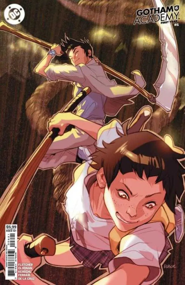 Gotham Academy First Year #6 (Of 6) Cover B Karl Kerschl Card Stock Variant DC Comics