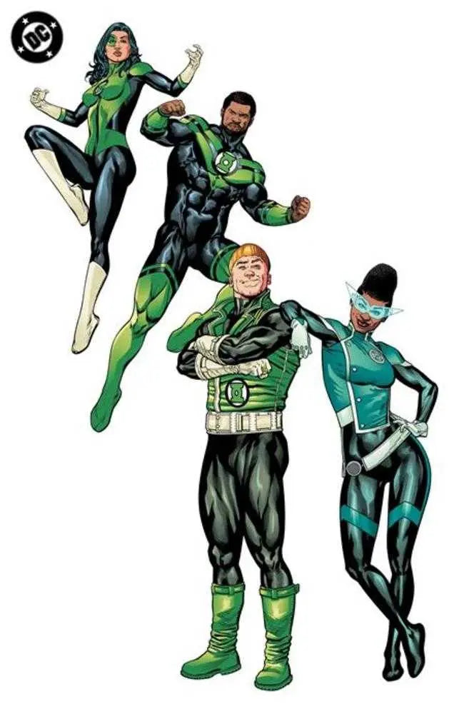 Green Lantern Corps #14 Cover E Fernando Pasarin Corner Box Spot Foil Variant DC Comics