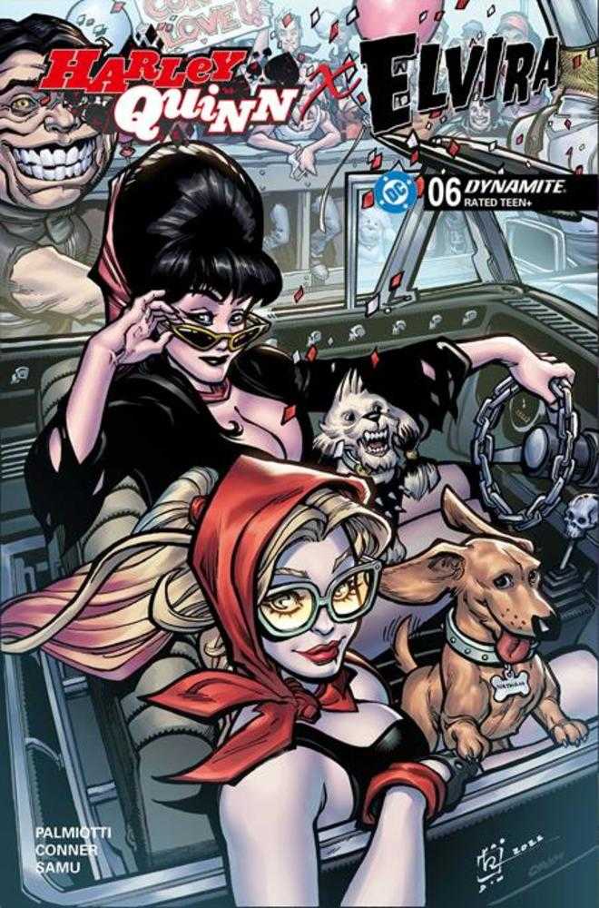 Harley Quinn X Elvira #6 Cover B Chad Hardin Variant Dynamite Entertainment