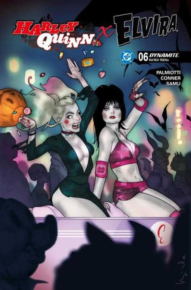 Harley Quinn X Elvira #6 Cover D Ben Caldwell Variant Dynamite Entertainment