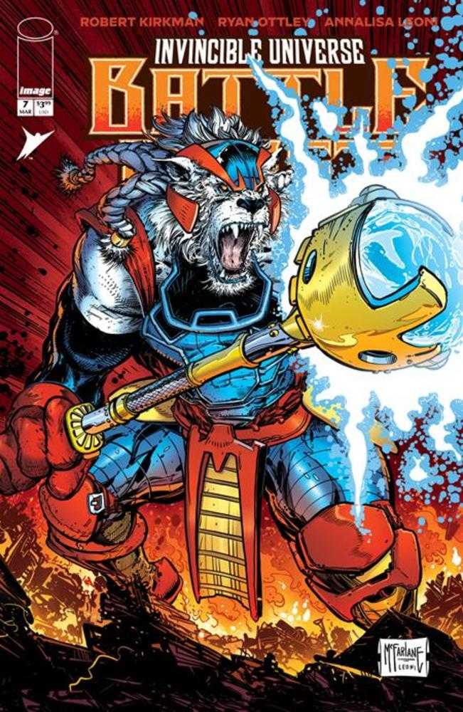 Invincible Universe Battle Beast #7 Cover B Todd McFarlane & Annalisa Leoni Variant Image Comics