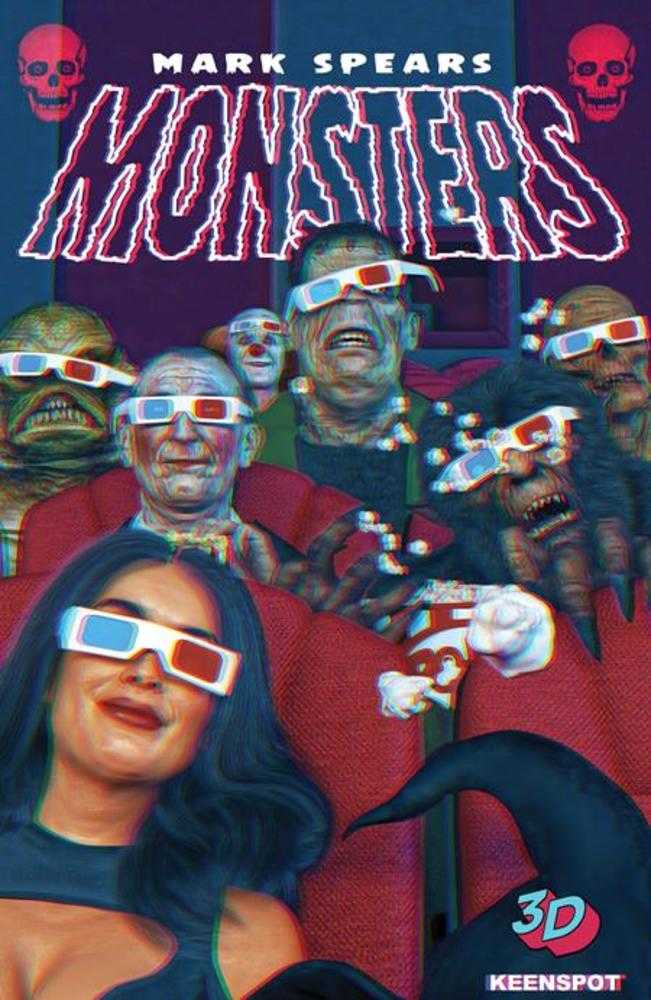 Mark Spears Monsters #9 Cover D Mark Spears Monsters Matinee 3 D Variant Ex Posse Holdings/Keenspot