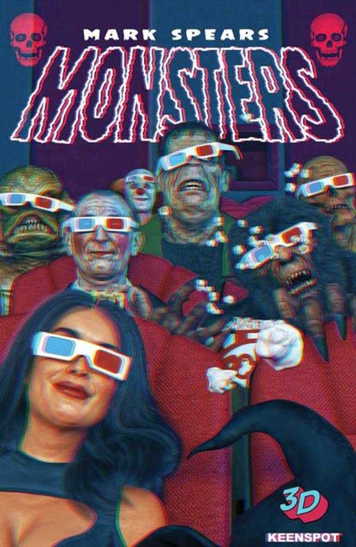 Mark Spears Monsters #9 Cover D Mark Spears Monsters Matinee 3 D Variant Ex Posse Holdings/Keenspot