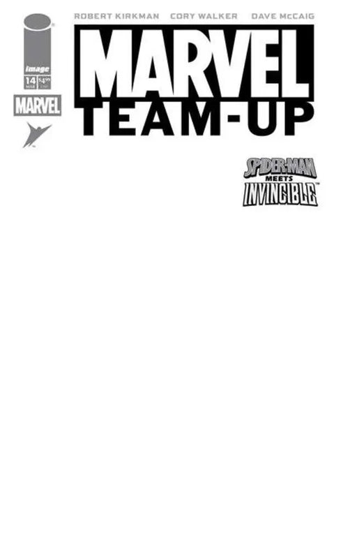 Marvel Teamup #14 Facsimile Edition Cover G Blank Sketch Variant Image Comics