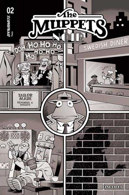 Muppets Noir #2 Cover E Inc 1:15 Roger Langridge Line Art Variant Dynamite Entertainment