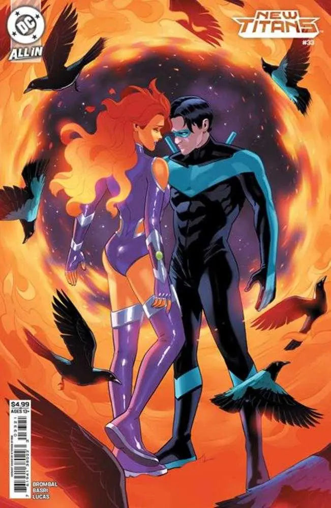 New Titans #33 Cover B Stephen Byrne Card Stock Variant DC Comics