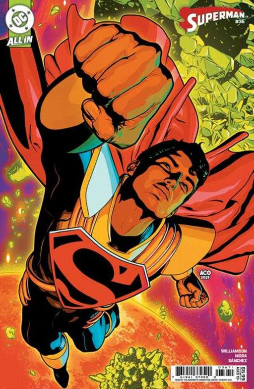 Superman #36 Cover G Aco Reign Of The Superboys Connecting Card Stock Variant DC Comics